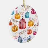秋のお祝い素朴カボチャオーナメント セラミックオーナメント (右)