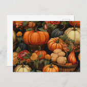 秋のお祝い シーズンポストカード (正面/裏面)