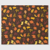 秋のお祝い ラッピングペーパー (フラット)