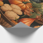 秋のお祝い ラッピングペーパー (角)