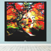 秋のお菓子 キャンバスプリント (インサイチュ (ウッドフロア))