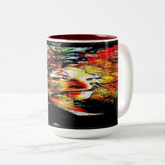 秋のお菓子 ツートーンマグカップ (正面右)