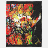 秋のお菓子 フリースブランケット (正面)