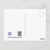 秋のお迎えサニー・トードストールズ顧客ポストカード ポストカード (裏面)