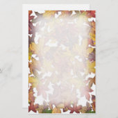 秋のかえでの葉 便箋 (正面/裏面)