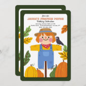 秋のかかし招待状 招待状 (正面/裏面)