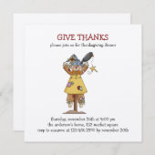 秋のかかし·かかし 招待状 (正面/裏面)