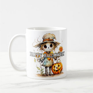 秋のかかし |ハッピーハローウィン コーヒーマグカップ