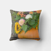 秋のかぼちゃ花束 クッション (裏面)