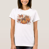 秋のかぼちゃ Tシャツ (正面)