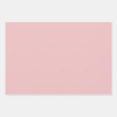 秋のかわいらしピンク:ウィムシー&スパイス ラッピングペーパーシート (正面3)