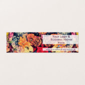 秋のかわいらし花は素朴な色 名刺 (外部フラット)