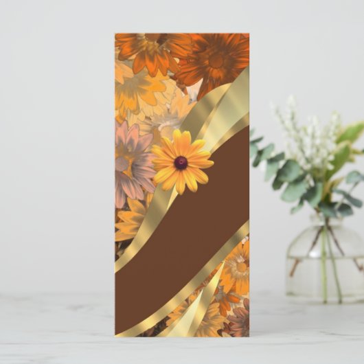 秋のかわいらし花柄 (スタンド正面)