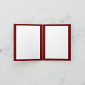 秋のご挨拶 カード (内部)