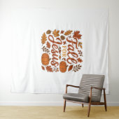 秋のためのイエズオータムカボキンクリスチャン信仰クラス タペストリー (インサイチュ(横))