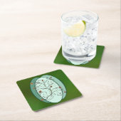 秋のつる植物紙コースター スクエアペーパーコースター (インサイチュ)