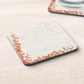 秋のつる植物 コースター (左側)