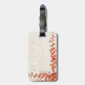 秋のつる植物 ラゲッジタグ (裏面縦)