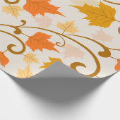 秋のつる植物 ラッピングペーパー (角)