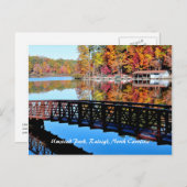 秋のはがきにウムステッド公園 ポストカード (正面/裏面)