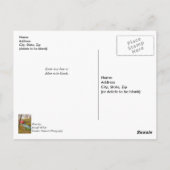 秋のはがき入りの路地ミル ポストカード (裏面)