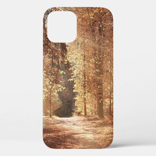 秋のはじめの道、冒険、葉、紅葉 Case-Mate iPhoneケース (裏面)
