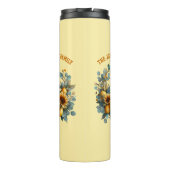 秋のひまわりとレモンの家の装飾 タンブラー (裏面)