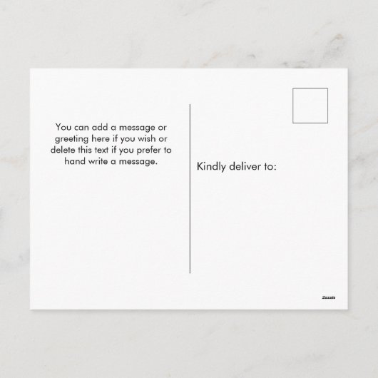 秋のひまわり幸せな感謝祭の名前 シーズンポストカード (裏面)