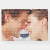 秋のひまわり結婚のゲストブック ゲストブック (裏面)