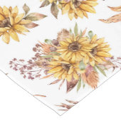 秋のひまわり ショートテーブルランナー (コーナー)