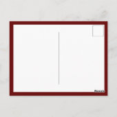 秋のひまわり ブライダルシャワー招待状 ポストカード (裏面)