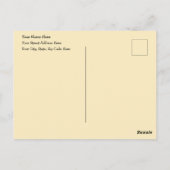 秋のひまわり、秋ひまわり、かぼちゃの ポストカード (裏面)