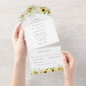 秋のひま結婚わりのオールインワン招待状 オールインワン招待状 (貼ってはがせる)