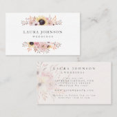 秋のひ素朴まわりフローラ名刺 名刺 (正面/裏面)