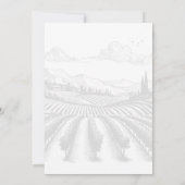 秋のぶどう園記念日パーティー 招待状 (裏面)