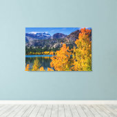 秋のまわりに6月の湖,カリフォルニア キャンバスプリント (インサイチュ (ウッドフロア))