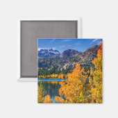 秋のまわりに6月の湖,カリフォルニア マグネット (正面/裏面)