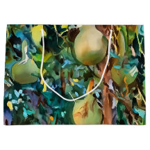 秋のアクリルアートのカラバッシュツリーグルド