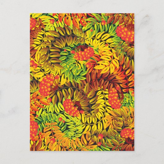 秋のアッシュベ葉リ ポストカード (正面)