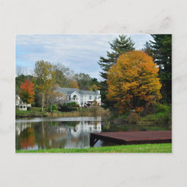 秋のアップステートNY ポストカード
