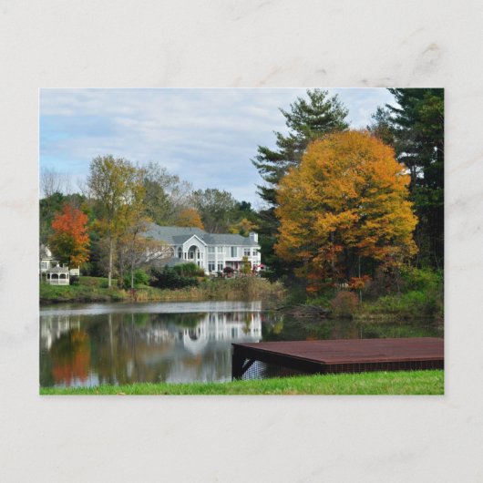 秋のアップステートNY ポストカード (正面)
