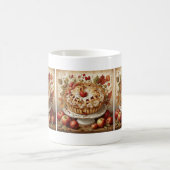 秋のアップルパイマグ コーヒーマグカップ (中央)