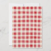 秋のアップルパイ ベイビーシャワー 招待状 (裏面)