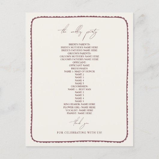 秋のアネモネの手描き結婚火傷 (裏面)