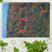 秋のアパラチア山脈 キッチンタオル (折り畳み)