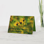 秋のアプローチ カード (裏面)