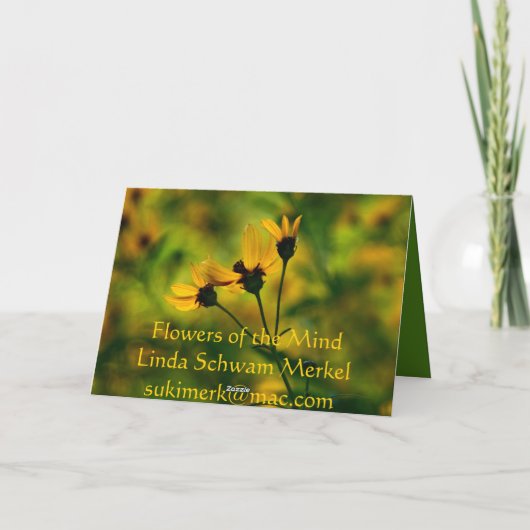 秋のアプローチ カード (裏面)