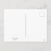 秋のアメリカハナノキの木-郵便はがき シーズンポストカード (裏面)