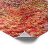 秋のアルジェンティーユバイクロード・モネ ポスター (角)