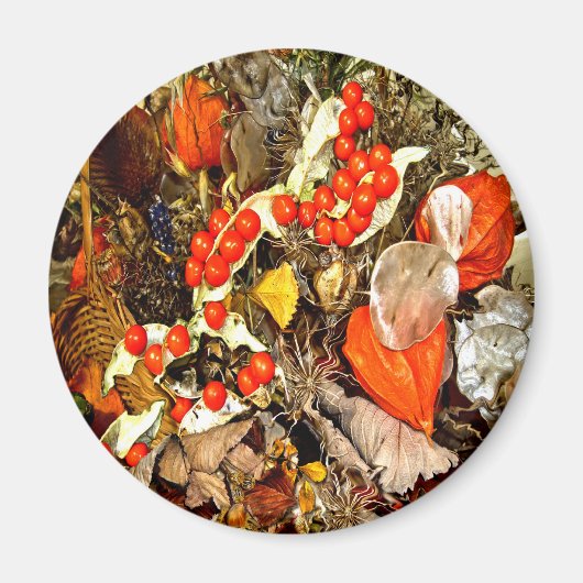 秋のアレンジメント～マグネット マグネット (正面)